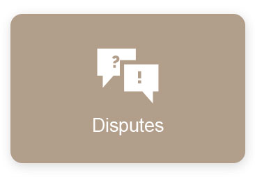 Disputes Button
